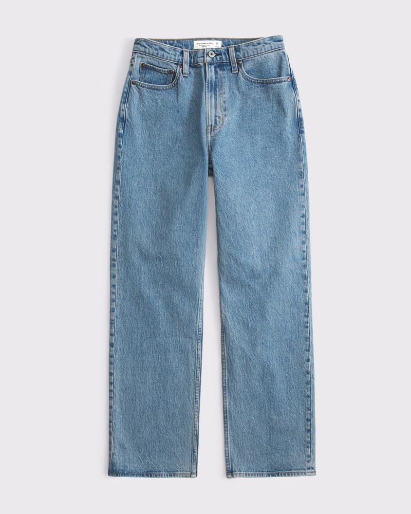 High Rise Vintage Straight Jean | Abercrombie & Fitch (UK)
