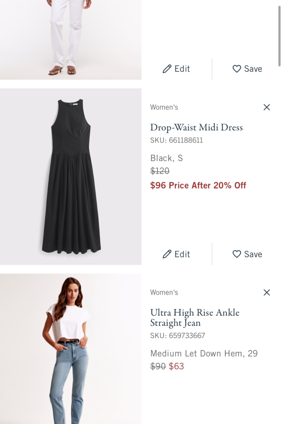  Abercrombie Pre Spring Denim Sale 