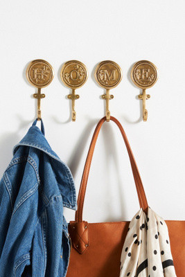Louisa Monogram Hook | Anthropologie (US)