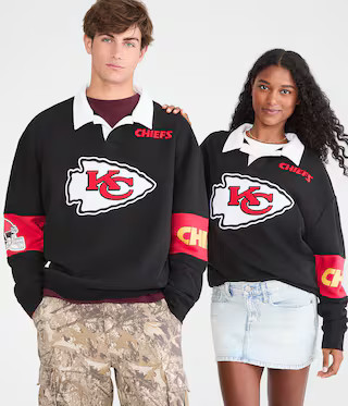 Kansas City Chiefs Rugby Sweatshirt | Aeropostale