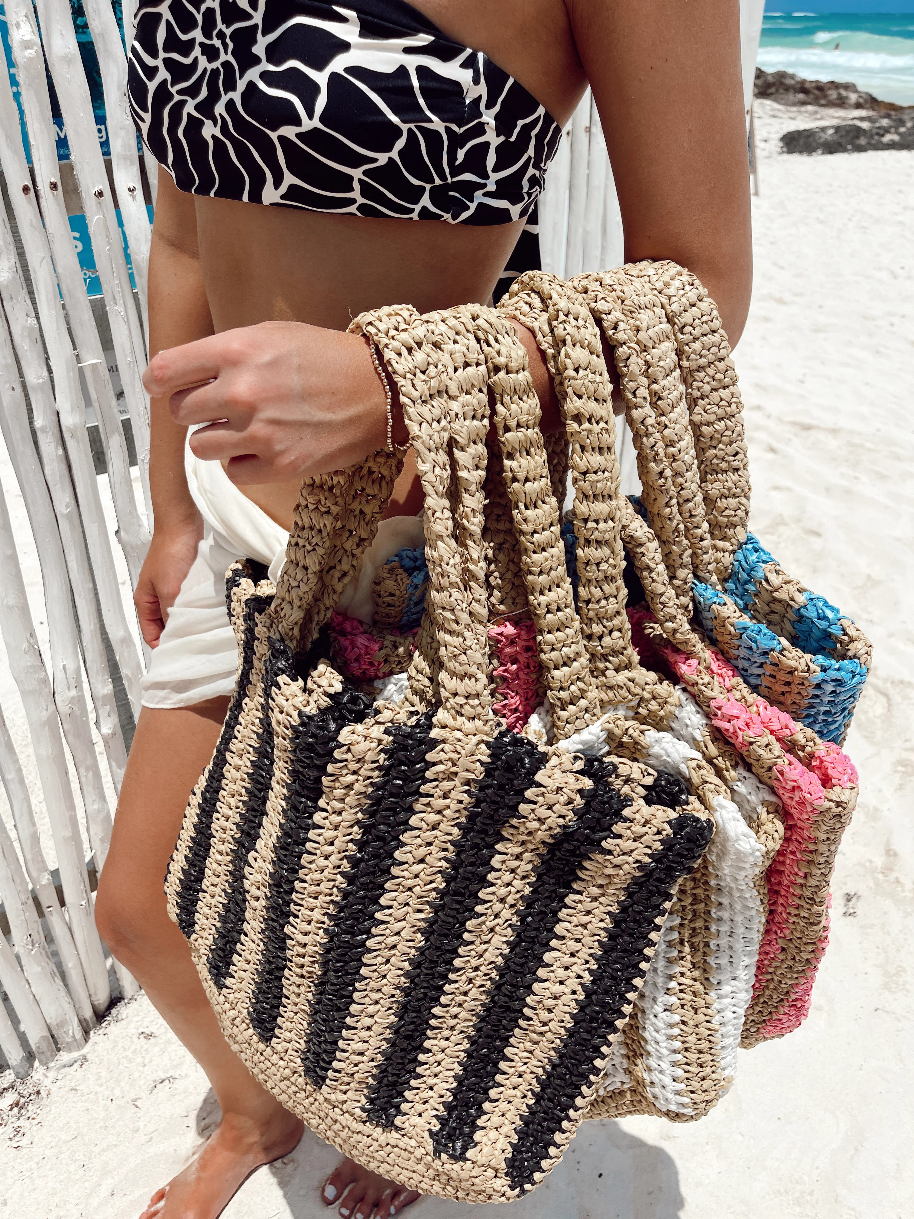 Striped Tote Bag | KenzKustomz