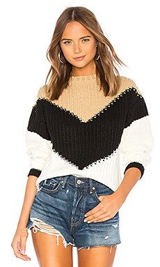 Tularosa Colorblock Sweater in Multi from Revolve.com | Revolve Clothing (Global)