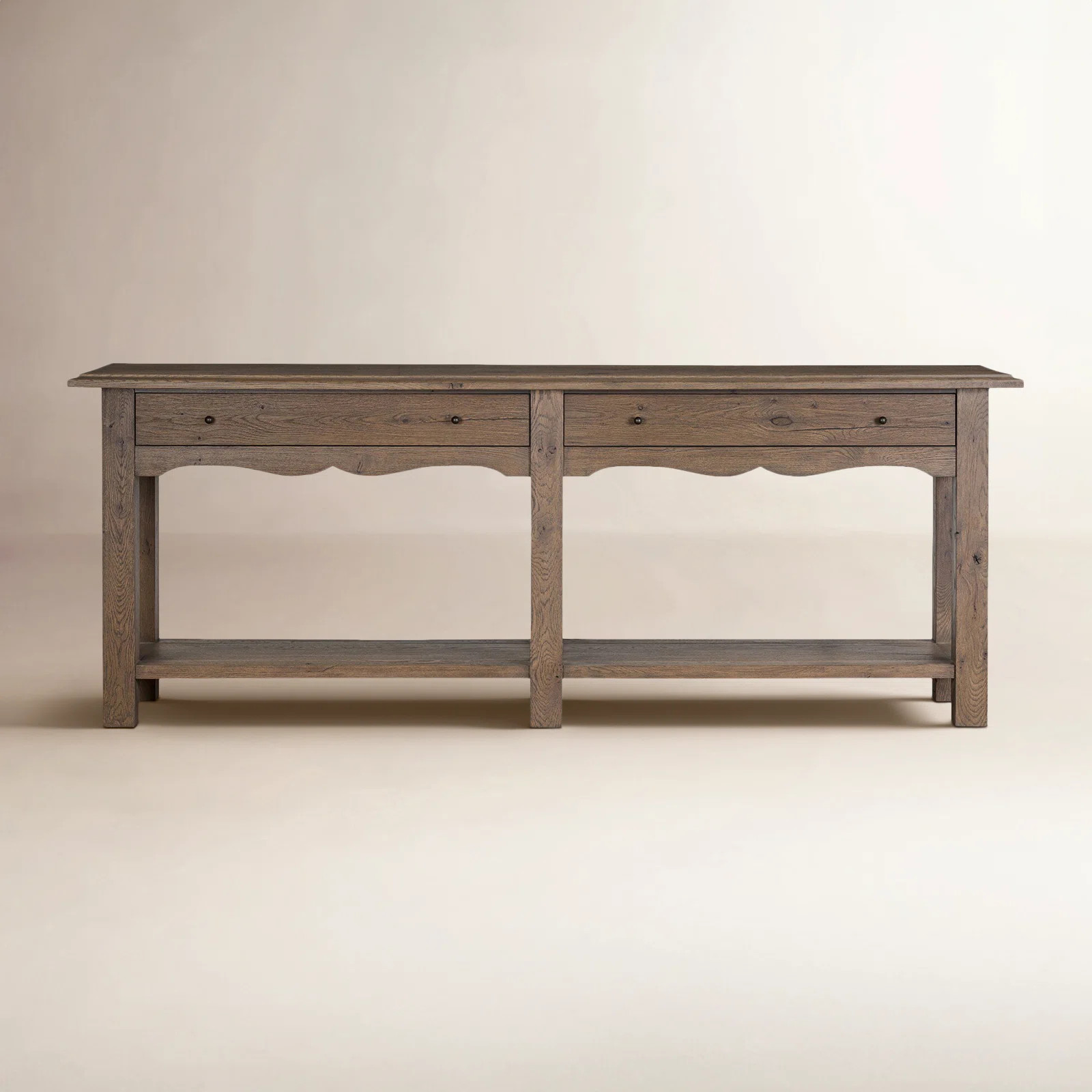 Bayla Console Table-Weathered Oak | Birch Lane
