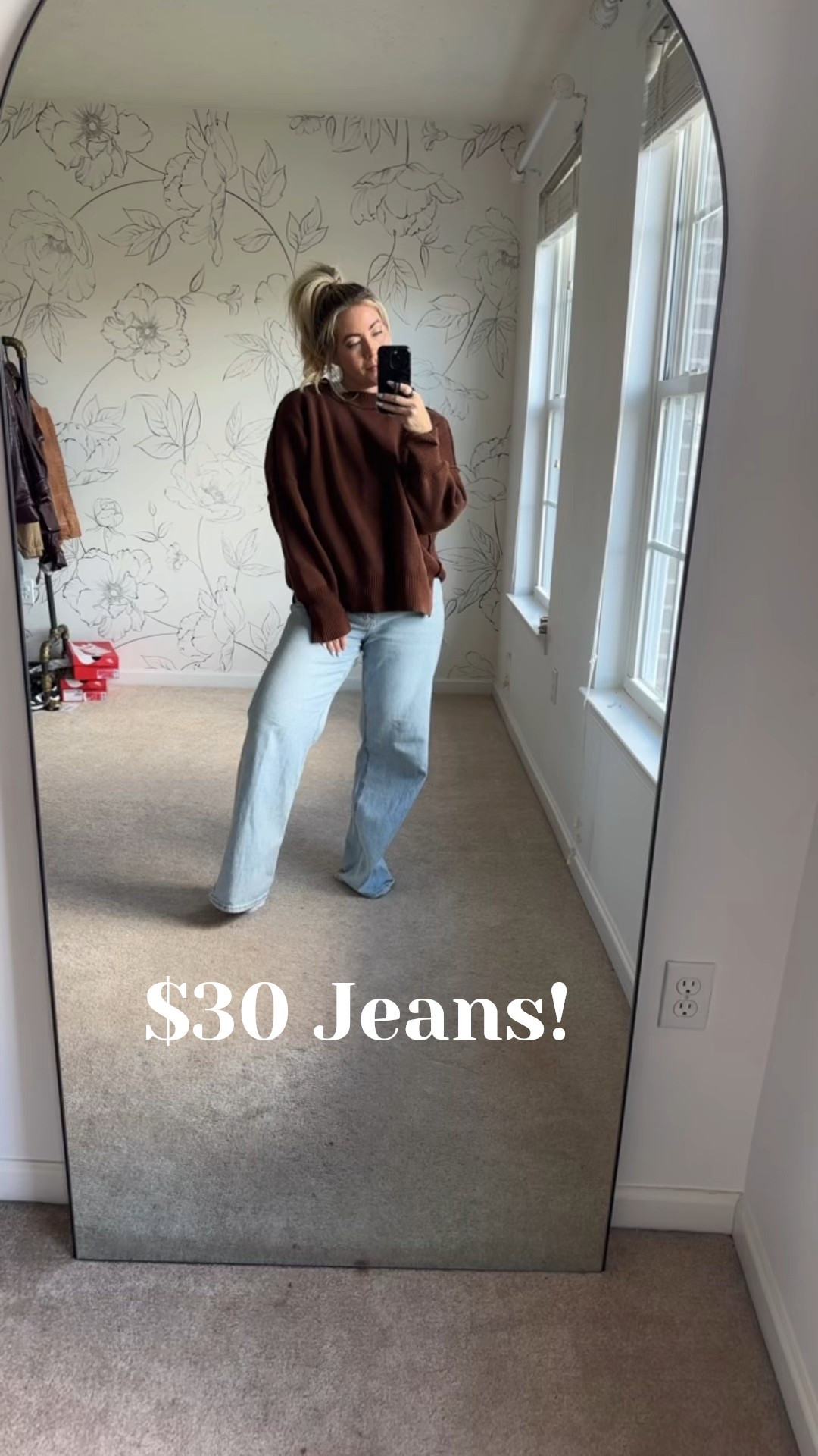$30 high rise jeans - such good quality! 

#LTKFindsUnder50 #LTKFindsUnder100 #LTKStyleTip