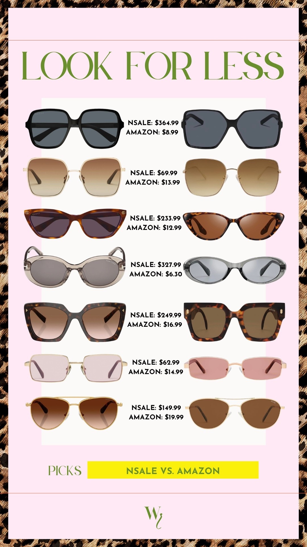 LOOK FOR LESS: SUNGLASSES - NSALE vs. AMAZON!

#LTKSaleAlert #LTKgrwm #LTKBeauty