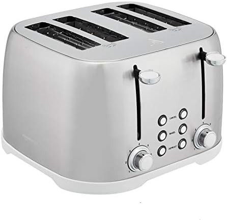 Amazon Basics 4-Slot Toaster, Brushed Silver | Amazon (US)