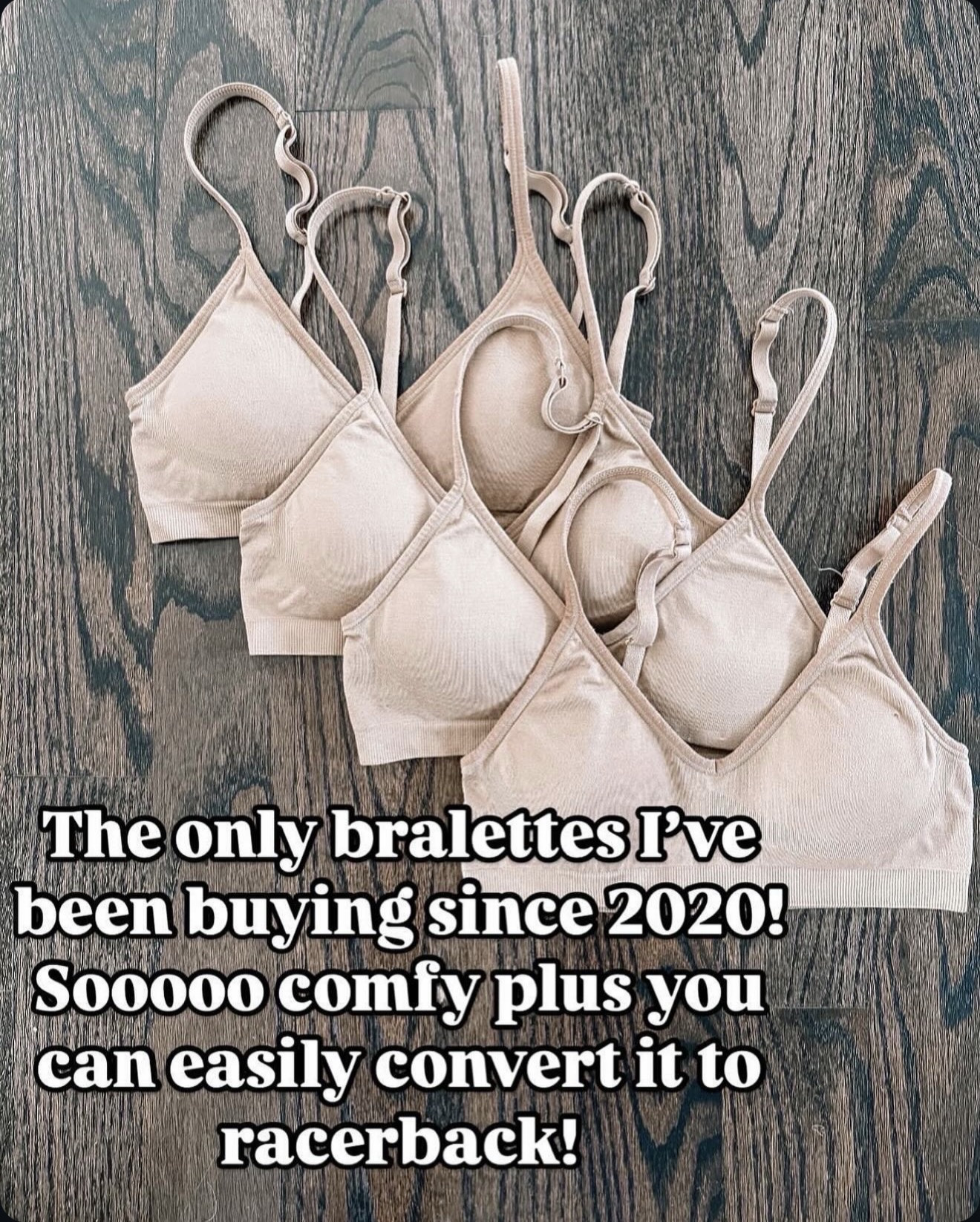 The bralettes I’ve been rebuying for years 🤍 So comfy and the racerback option is genius 👏 🔗⬇️

#LTKmomlife #LTKSeasonal #LTKOver40