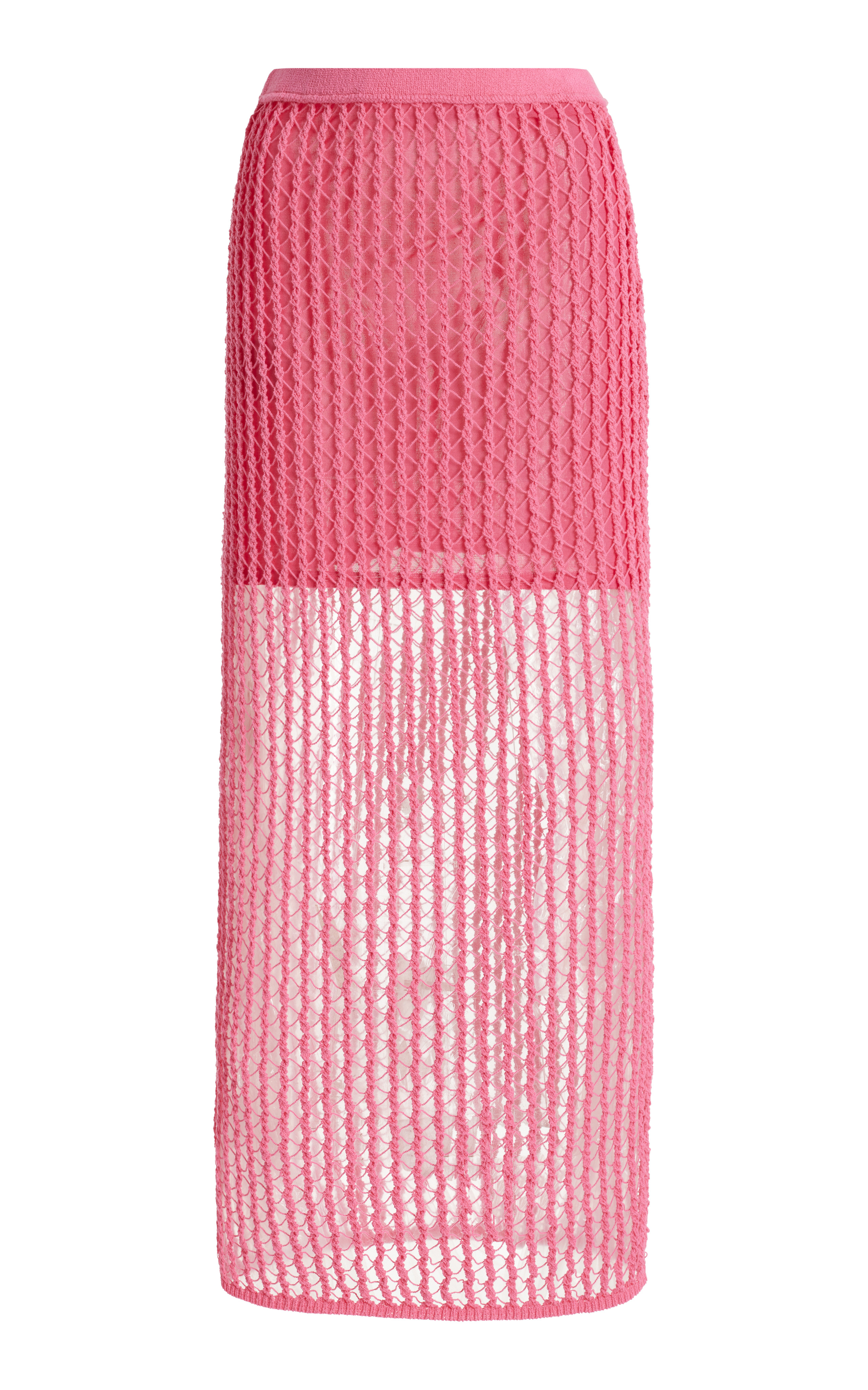 Exclusive Odie Crocheted Cotton-Blend Midi Skirt | Moda Operandi (Global)