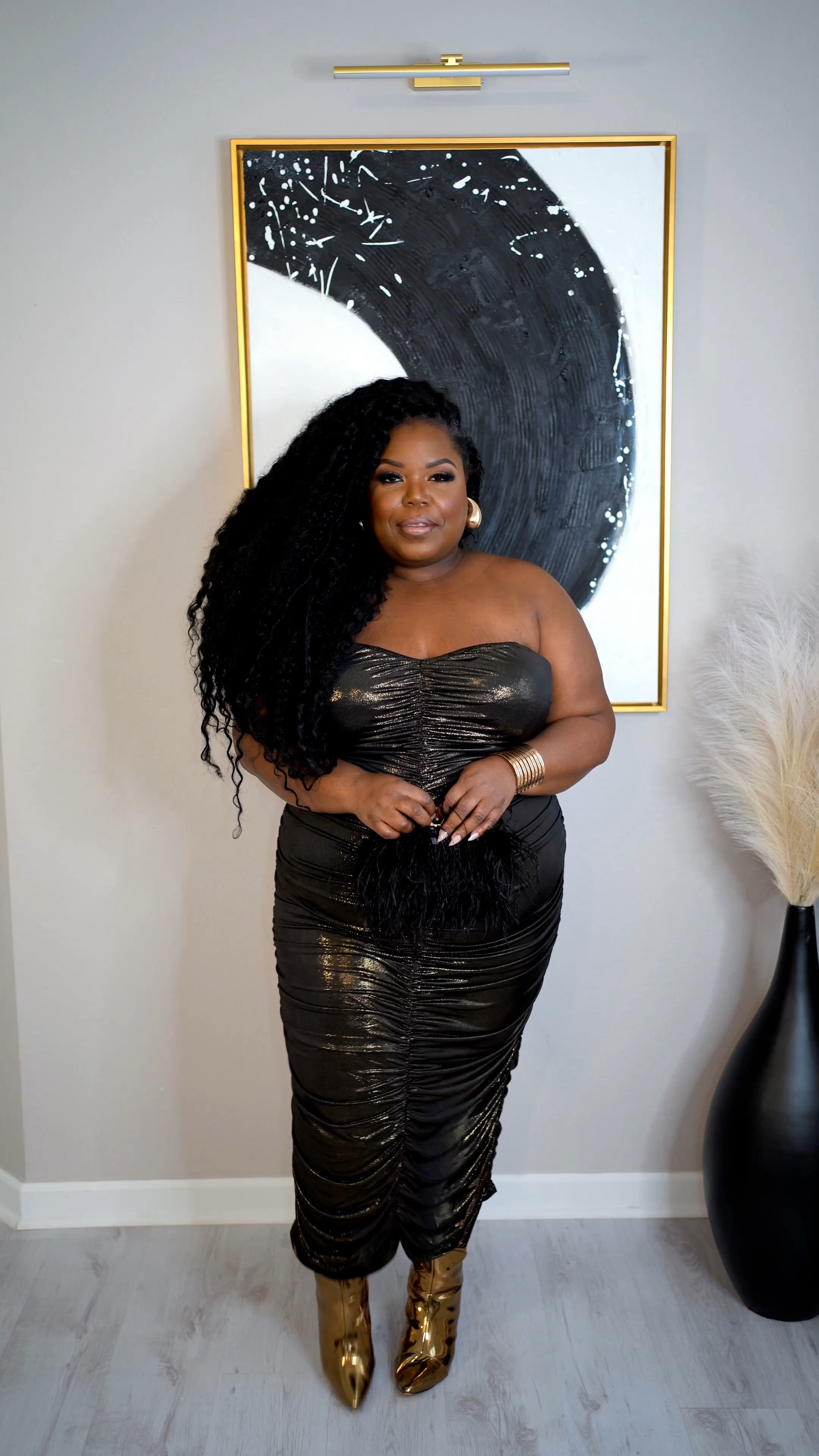 The perfect holiday or winter date night look 🔥🔥🔥

