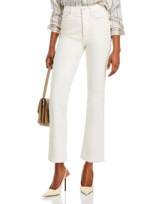 MOTHER The Tripper High Rise Ankle Jeans in Cream Puff  | Bloomingdale's Women | Bloomingdale's (US)