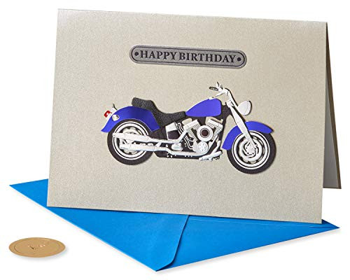Papyrus Birthday Card for Him (Motorcycle, Same Cool You) | Amazon (US)