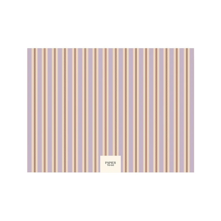 Papier To Go, Tear Away Pages Weekly Desk Pad Planner, Softcover, 9.5"" x 7.1"" inches, Stripe Pr... | Walmart (US)