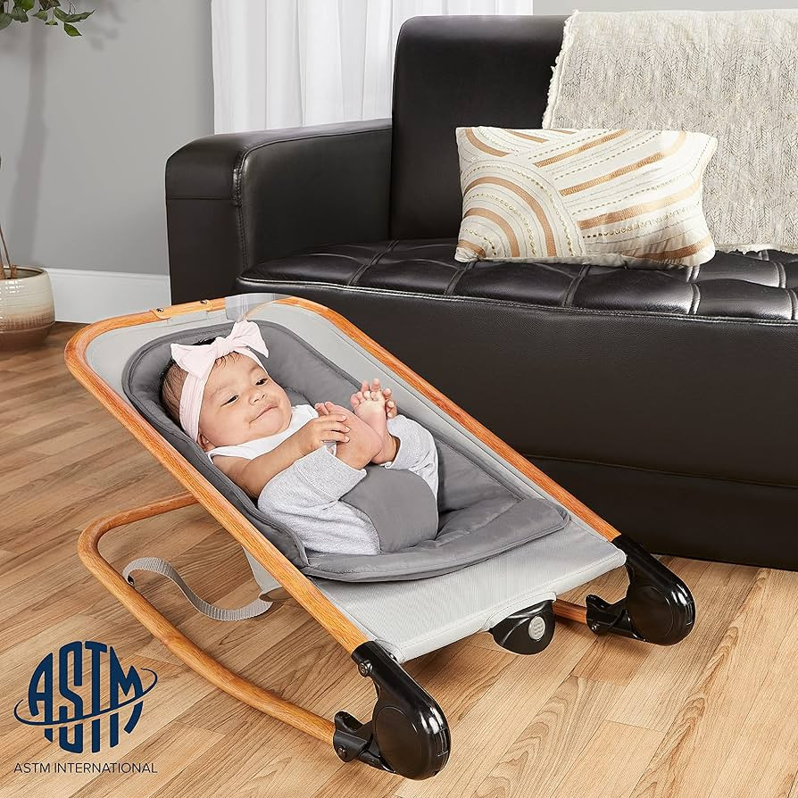 Dream on Me Rock with me 2-in-1 Rocker and Stationary Seat | Compact Portable Infant Rocker with ... | Amazon (US)