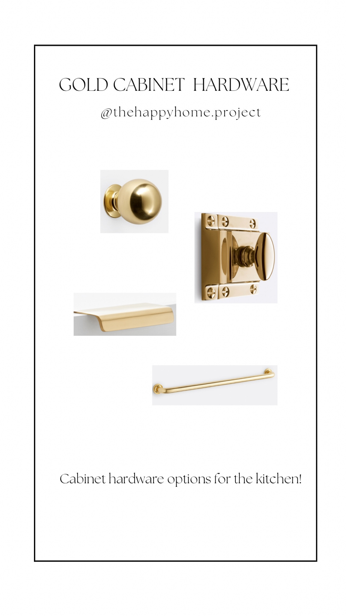 Cabinet hardware options for the kitchen!

#LTKhome #LTKunder50 #LTKitbag