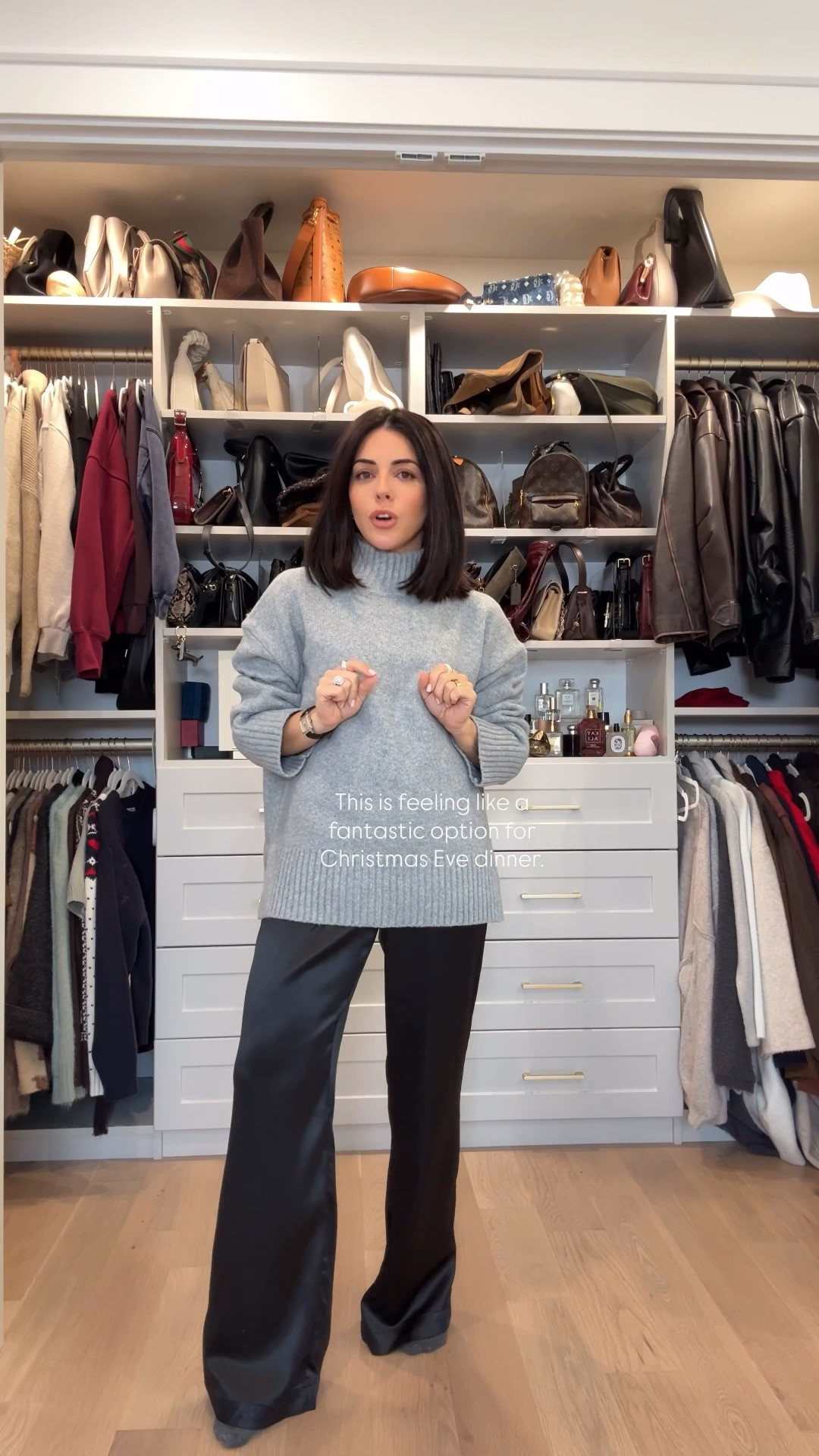 Use my code: VANESSA15 for additional saving!!!! Wearing XS in the satin pants and both XS/S in tops!

#LTKpartywear #LTKsale #LTKholiday