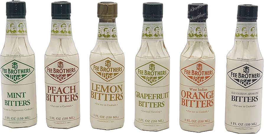 Fee Brothers Bar Cocktail Bitters - Set of 6 | Amazon (US)