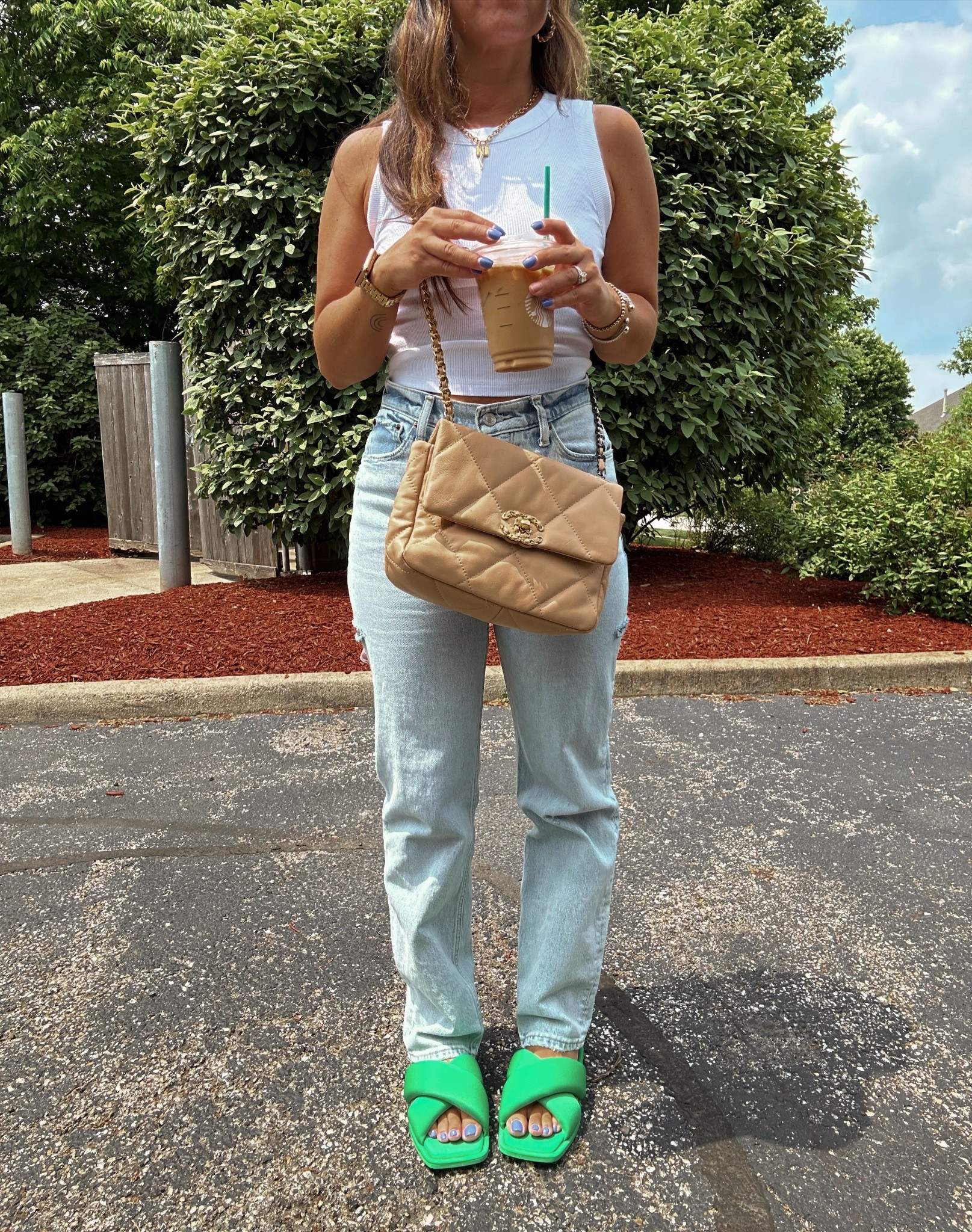 Simple spring outfit 💚

#LTKSeasonal #LTKootd #LTKgrwm