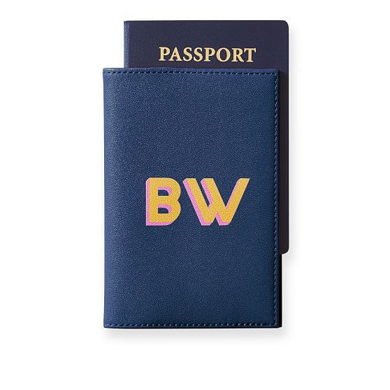 Fillmore Vegan Leather Passport Case, Printed | Mark and Graham | Mark and Graham