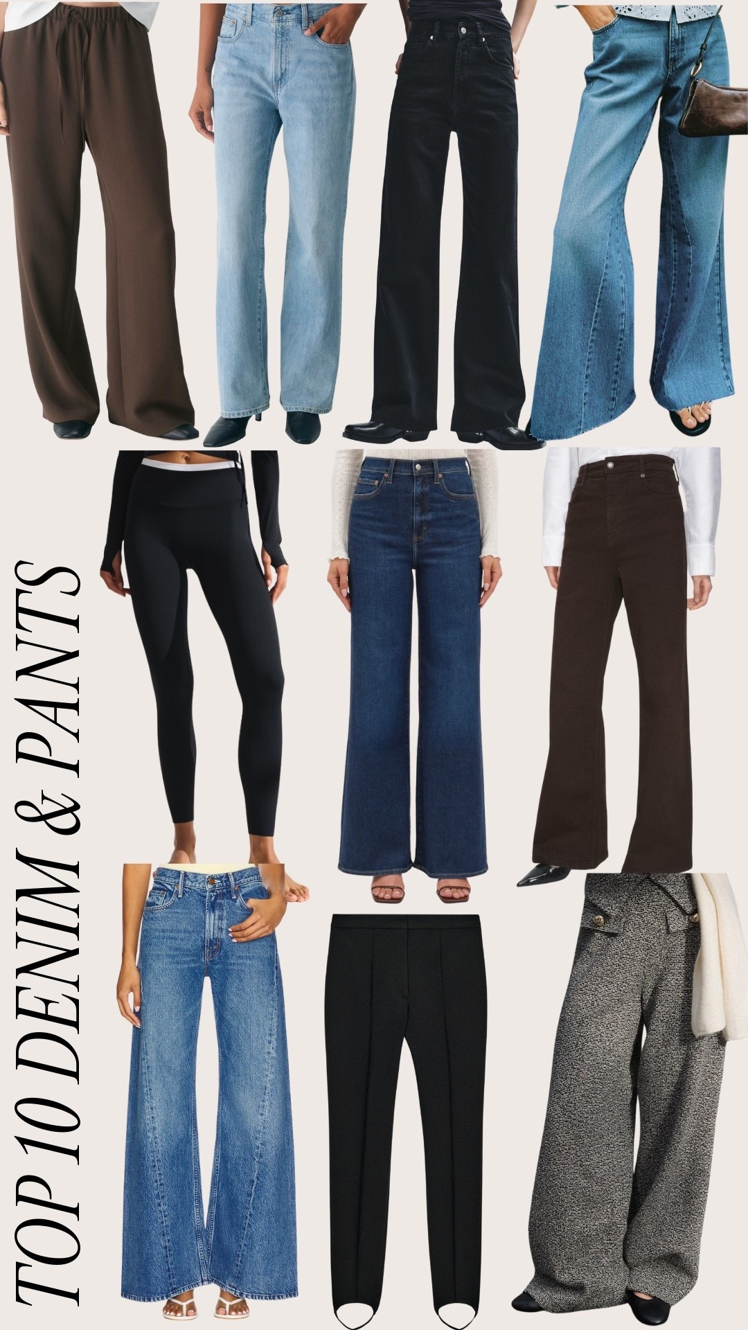 The Top 10 Denim & Pants you guys shopped in 2025! ✨😍

#LTKFindsUnder100 #LTKootd #LTKActive