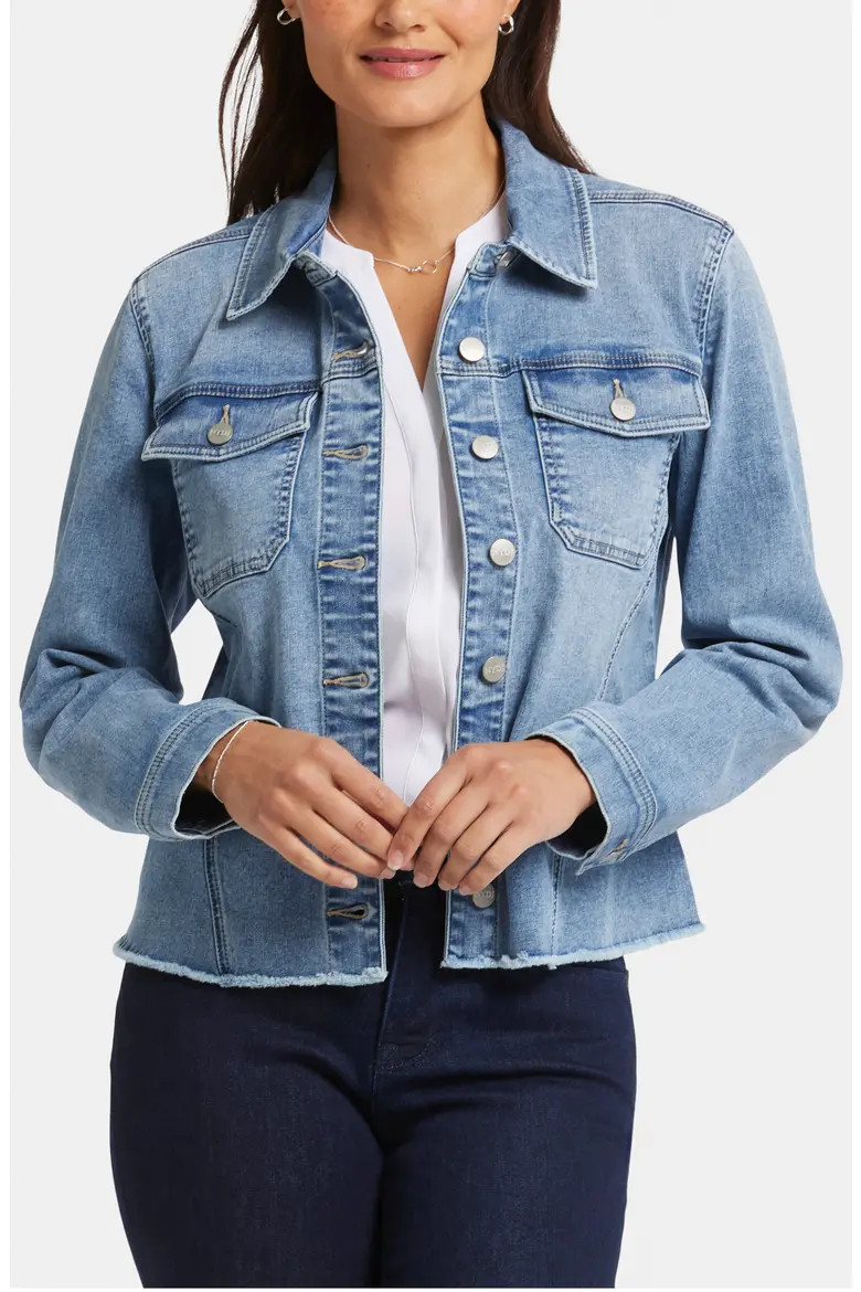 Frayed Denim Jacket (Women) | Nordstrom | Nordstrom