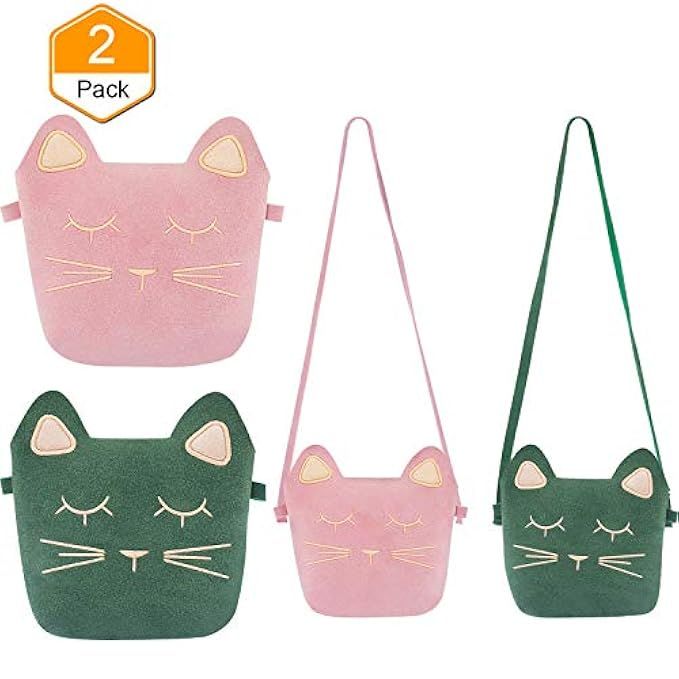 TOODOO Little Girls Purses Cute Cat Ears Girl Crossbody Shoulder Bag for Kids, Toddler, Girls (Pink  | Amazon (US)