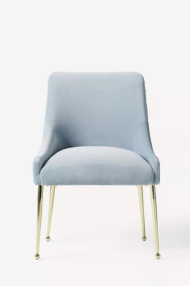 Valencia Velvet Elowen Chair | Anthropologie (US)