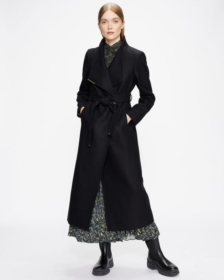Long Length Wool Wrap Coat | Ted Baker (US)