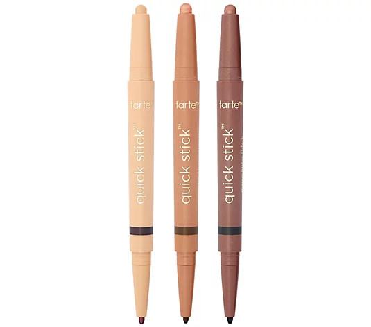 tarte Quick Stick Waterproof Shadow & Liner Trio | QVC