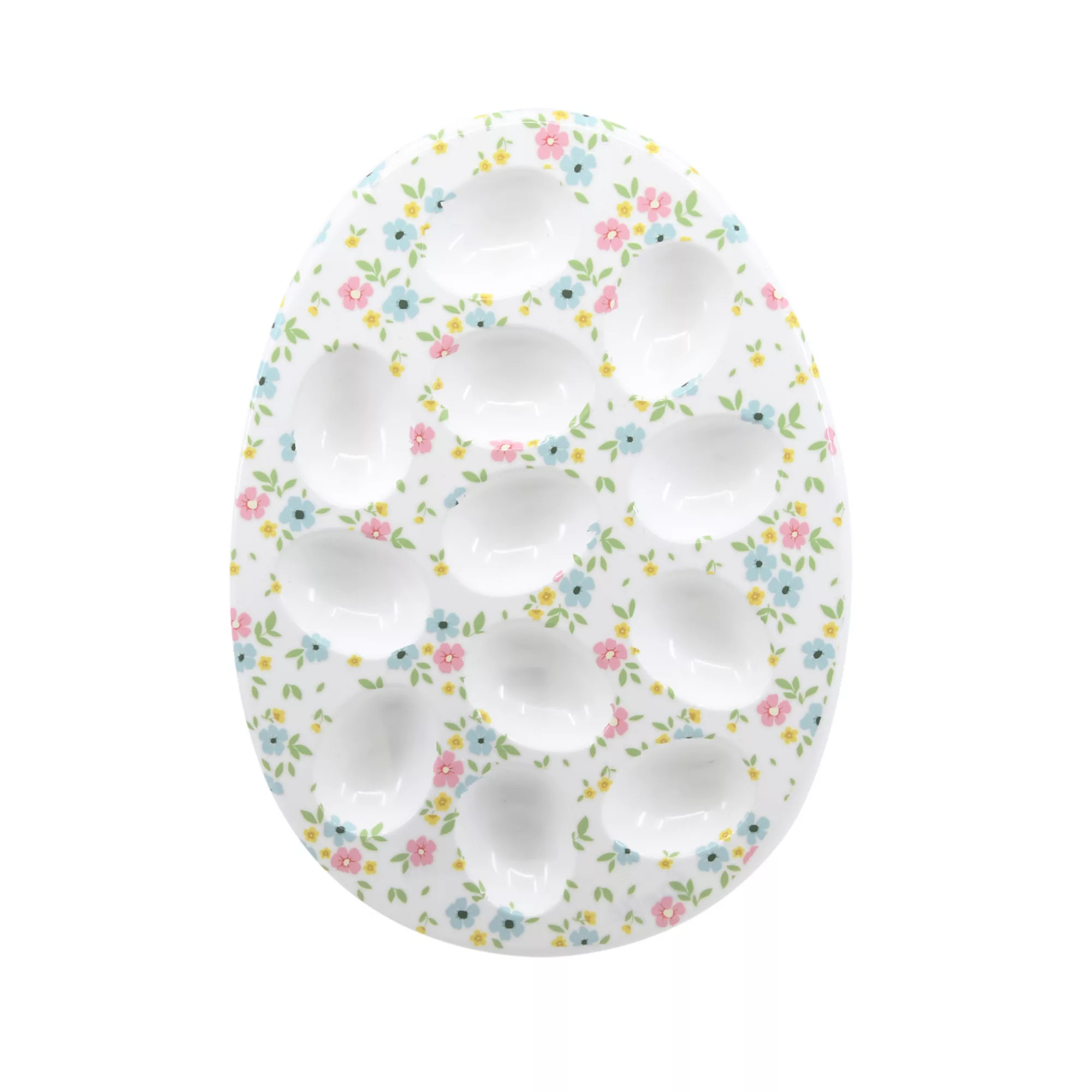New View Gifts & Accessories Floral Egg Serving Plate | Kohl's