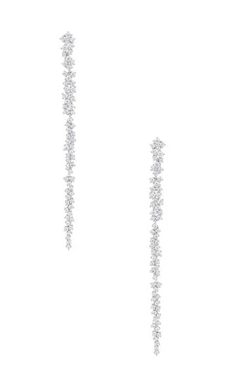 Kalista Pave Earring in Silver | Revolve Clothing (Global)