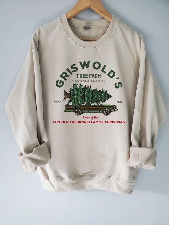 SIZE LARGE, Vintage Griswold Christmas Sweatshirt, Christmas Sweatshirt,Christmas Crewneck,Christ... | Etsy (US)