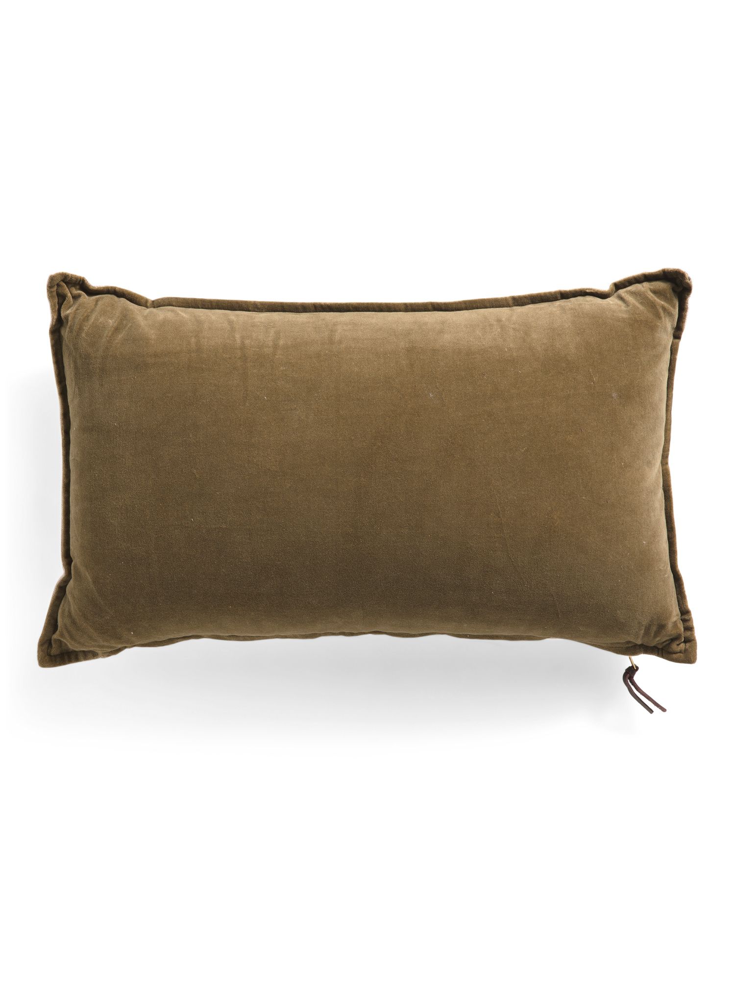 14x24 Cotton Velvet Linen Back Pillow | TJ Maxx