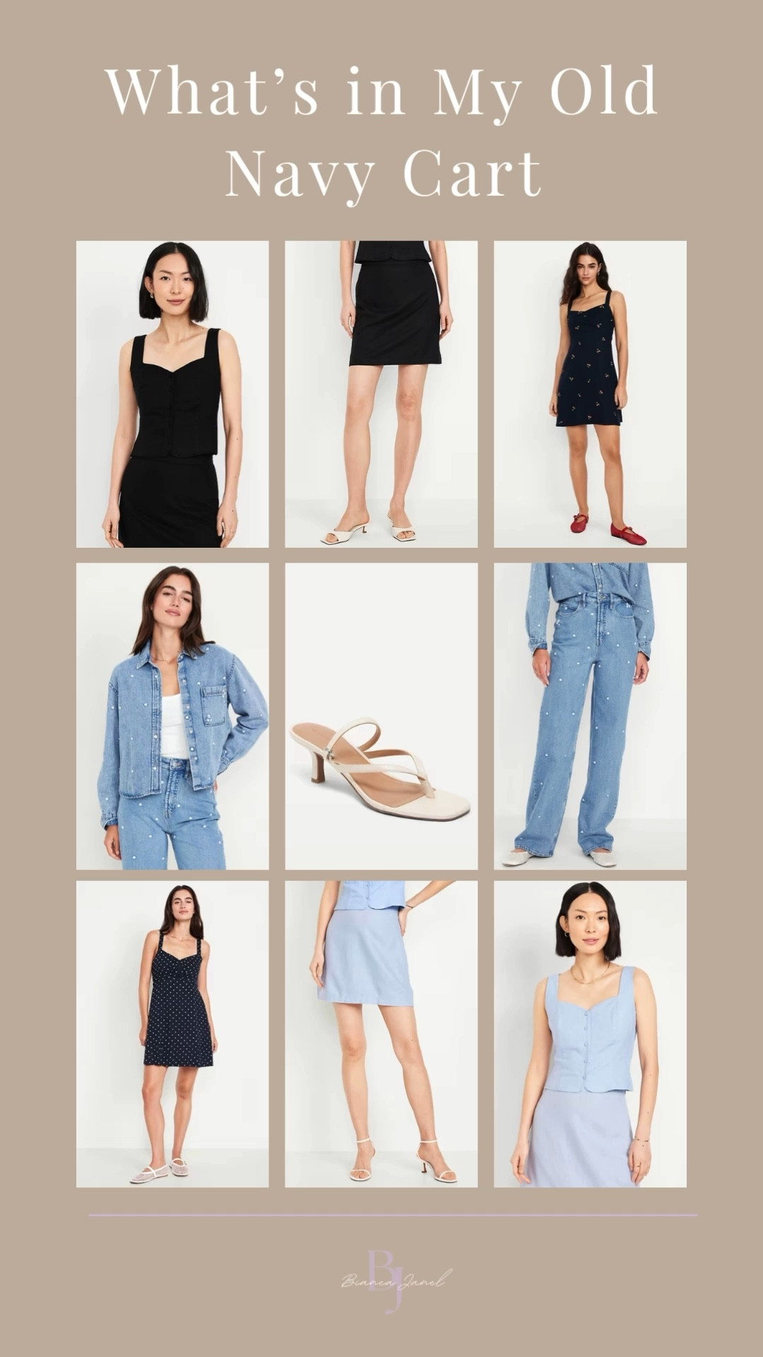 Spring wardrobe refresh happening now! ☀️ My Old Navy cart is packed with effortless staples: a chic linen set (manifesting this for my bday outfit!), easy flowy dresses to throw on, the cutest embroidered denim set, and white kitten heels that go with everything. Can’t wait to style these! Linking all my finds so you can shop too. #BiancaJanel #LTKspring #wardroberefresh #springstyle #effortlessfashion #chicandcasual #LTKunder50 #oldnavystyle #fashionfinds #capsulewardrobe #styleonabudget 

#LTKSeasonal #LTKSpringSale #LTKFindsUnder100