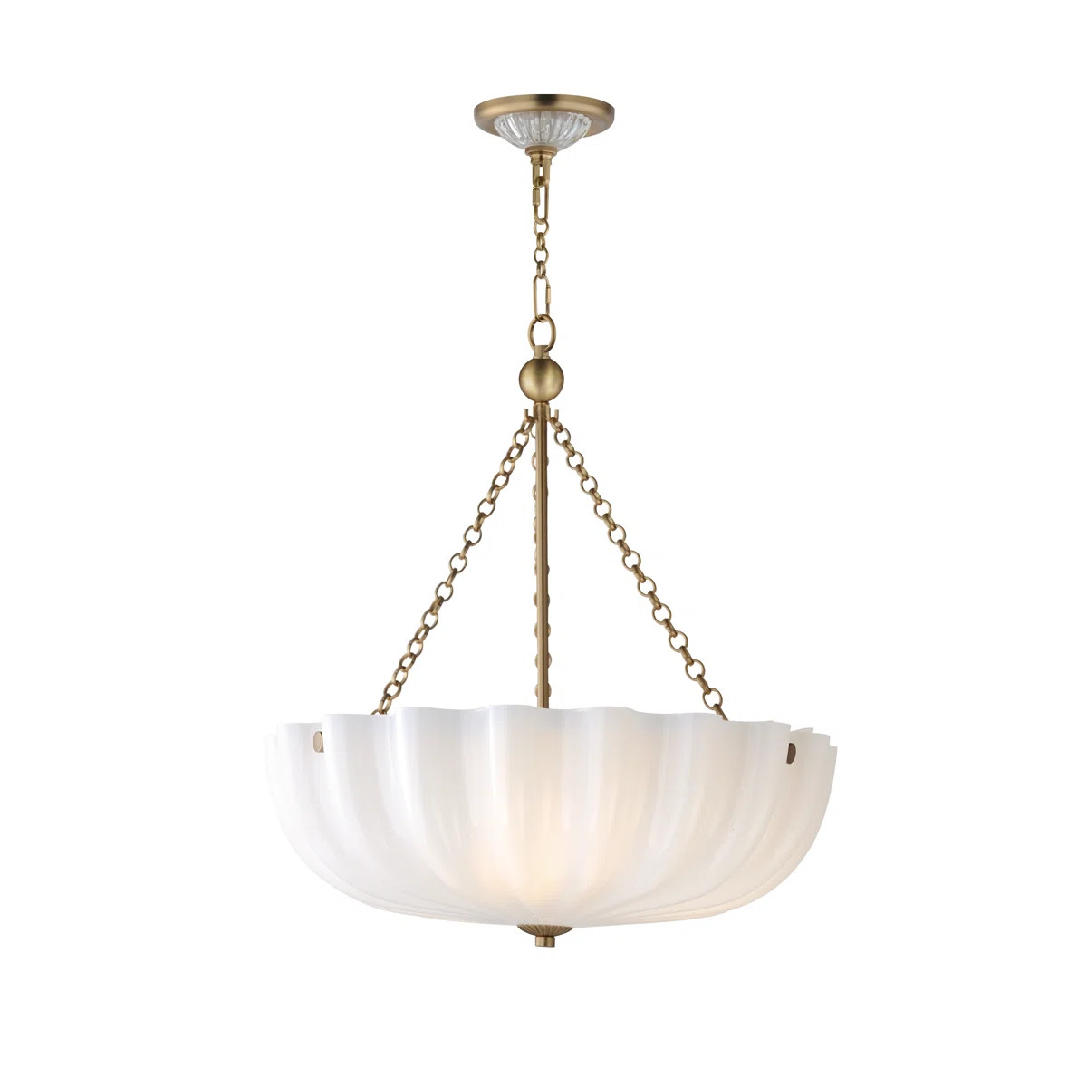 Fluted Cake Pan-Semi-Flush Mount | Wayfair North America