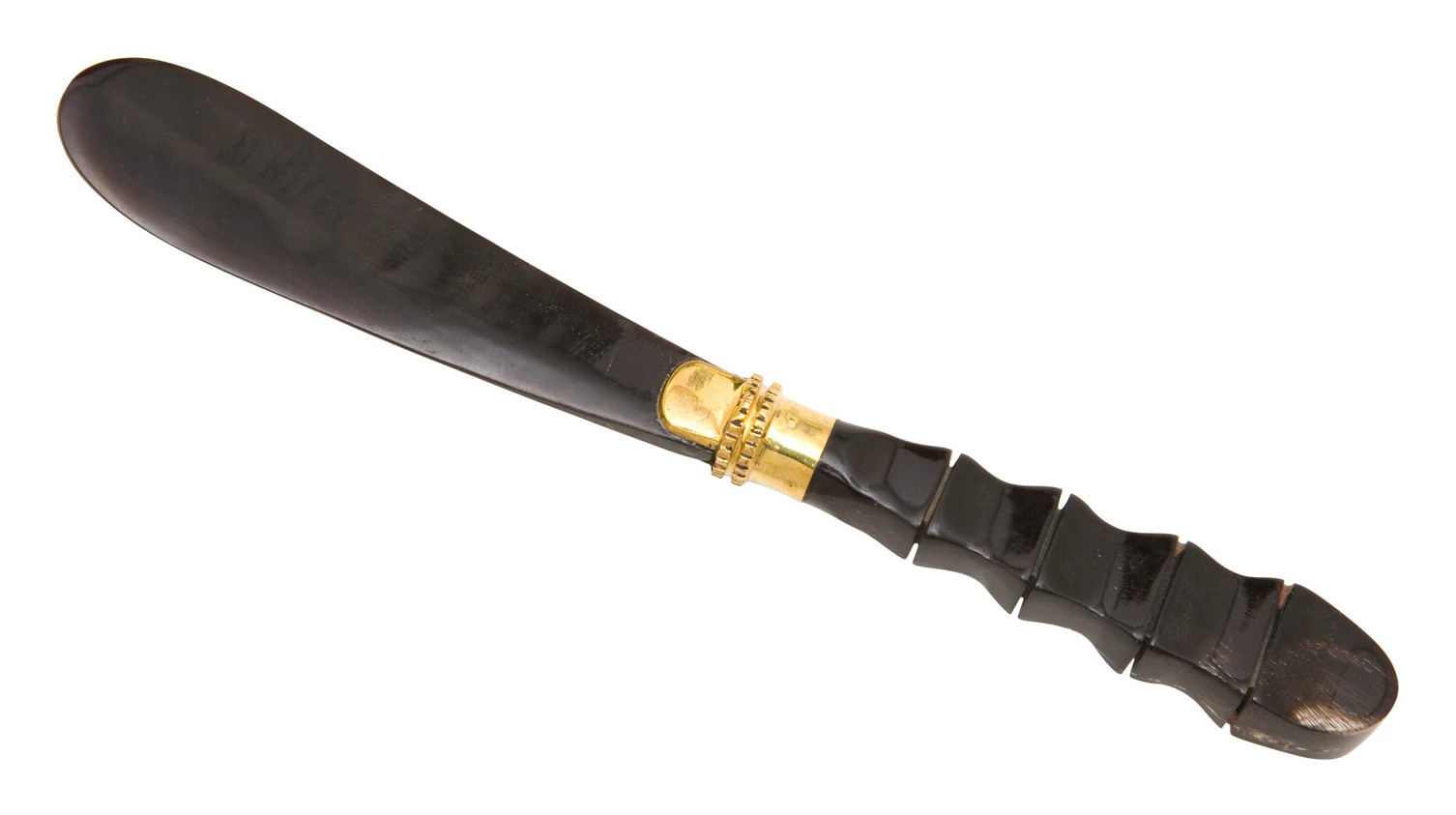 Carved Black Horn Spreader | Jayson Home