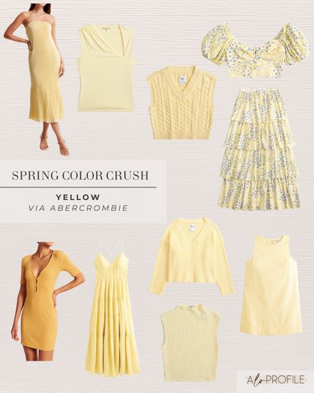 Spring color crush 💛all things yellow. Everything linked is 15% off right now! 