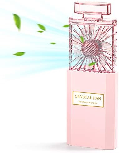 Handheld Fan with Fragrance Discs, Mini Personal Fan Quiet Retractable, Cooling Portable Fan Rech... | Amazon (US)