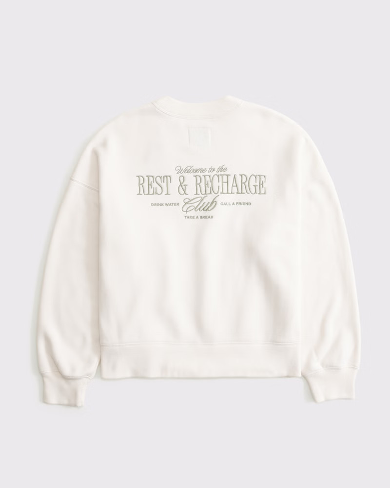 Rest & Recharge Classic Sunday Crew | Abercrombie & Fitch (US)