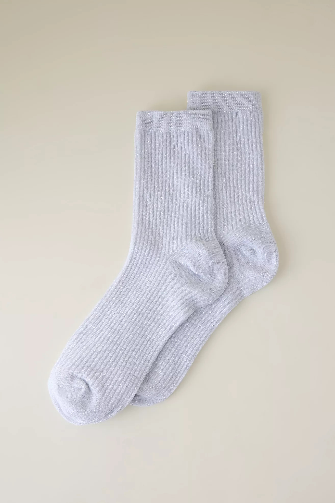 Ribbed Lurex Socks | Anthropologie (UK)