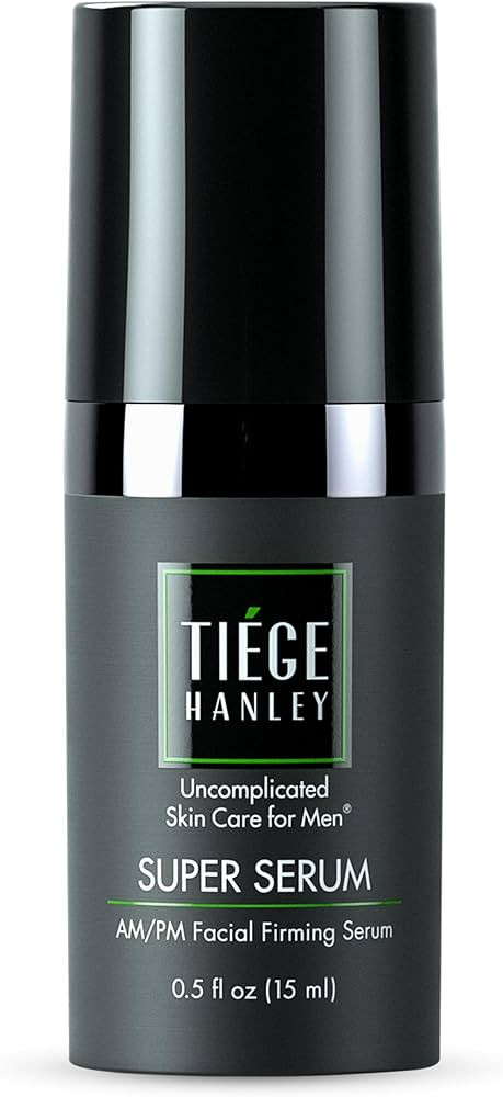 Tiege Hanley Anti-Aging Face Serum, SUPER SERUM (1-Pack) - Skin Tightening Facial Serum for Men -... | Amazon (US)