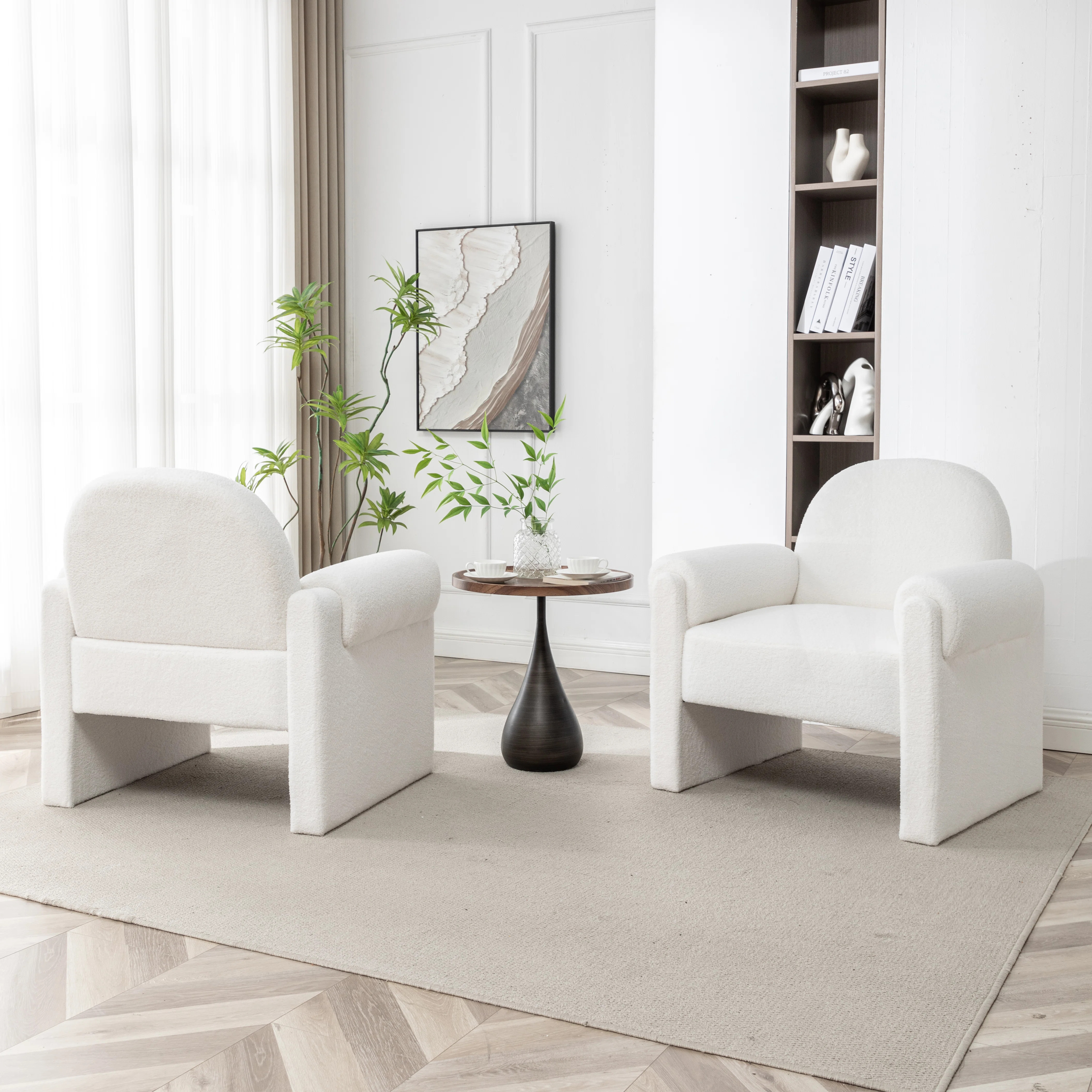 Bryonie Upholstered Armchair (Set of 2) | Wayfair North America