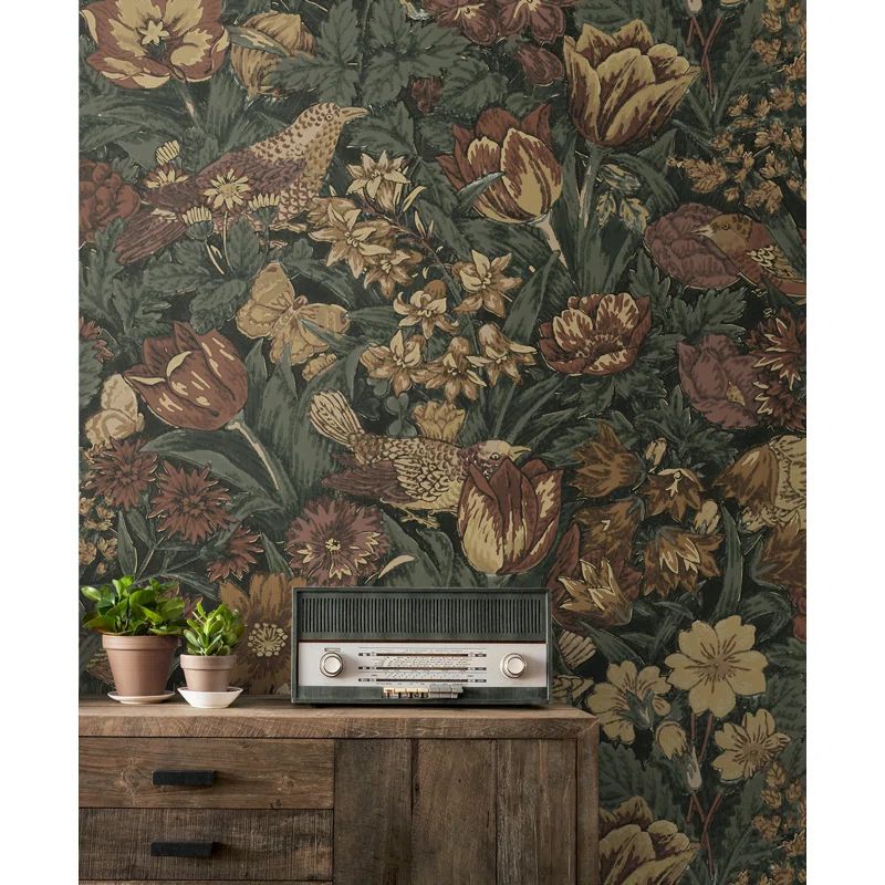 Aleiah Peel & Stick No Pattern And Not Solid Color Wallpaper | Wayfair North America