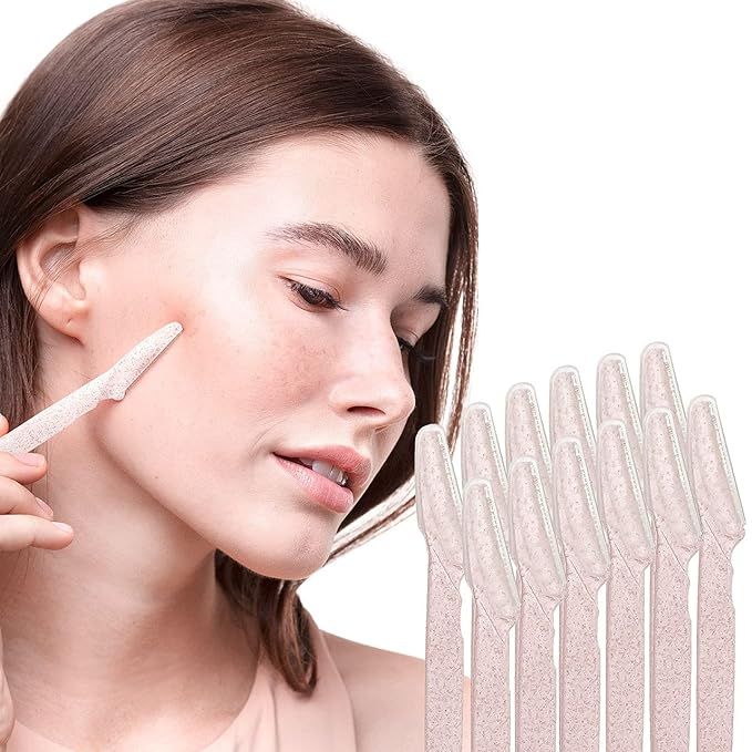 Kitsch Pro Dermaplaning Tool Set - Facial Hair Removal for Women, Face Razor for Women, Peach Fuz... | Amazon (US)