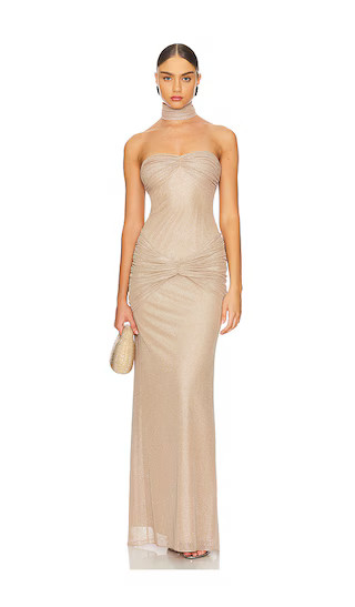 The Starlite Gown in Diamond Sand | Revolve Clothing (Global)