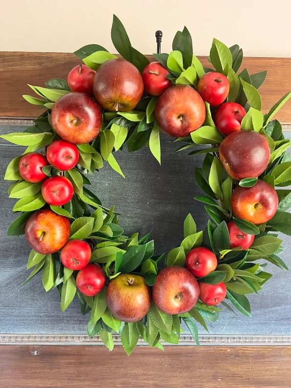 NEW Apple Orchard Wreath - Etsy | Etsy (US)
