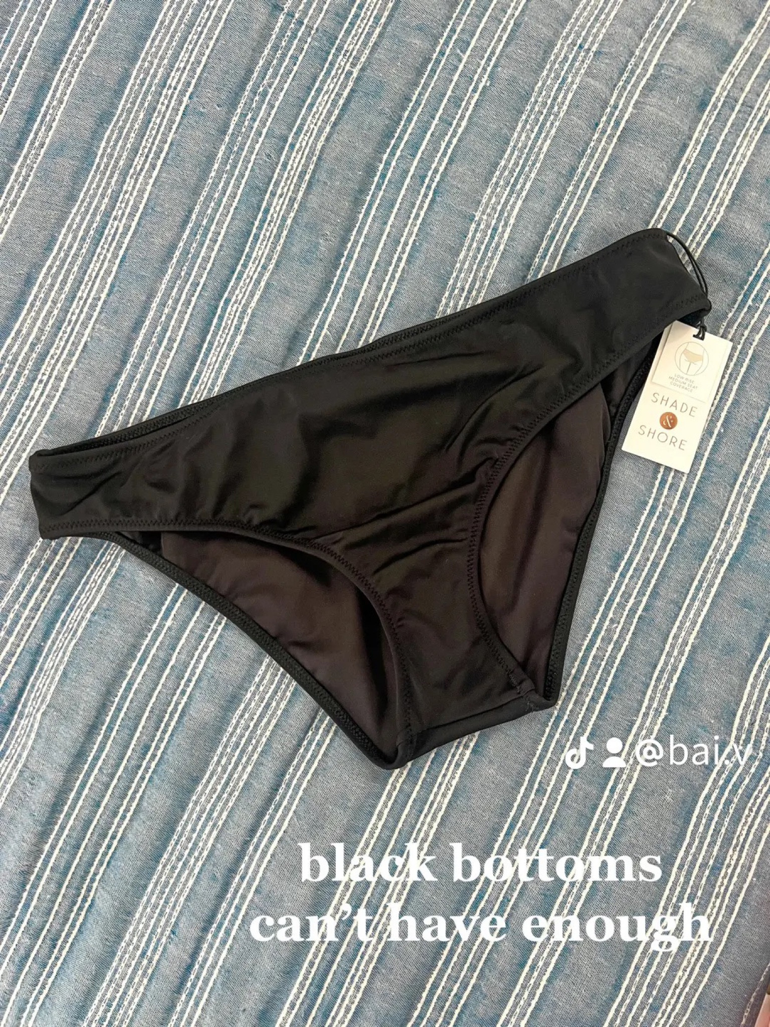 My favorite black bathing suit bottoms 

#LTKunder50 #LTKswim #LTKstyletip