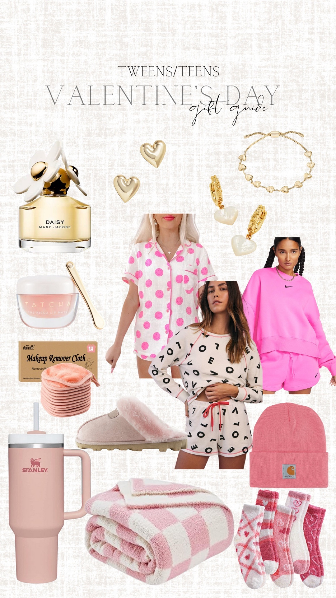 Valentine’s Day gift guide for 
tweens/teens  - smiley short set pj’s are from Sassy Shortcake unable to link. 

Pink gift
Pink gifts 
Vday gift guide 
Tweens gift guide 
Teens gift guide 
Valentine’s Day 
Gift guide for her 
Valentine’s Day gift guide for her 
Valentines Day
Valentines Day Kids Gifts 
Stanley 

#LTKGiftGuide #LTKkids #LTKSeasonal