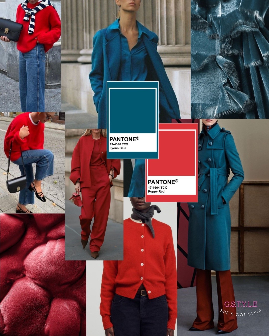 Lyons Blue + Poppy Red 💙❤️

Bold contrast. Confident energy.

More color pairings coming soon! 🎨✨

Save for later inspiration! 💙 #shes_got_style_

#pantone #pantonecolors #fashionweek #outfit #colorpalettes #lyonsblue #poppyred #blue #red

#LTKWorkwear #LTKStyleTip #LTKSeasonal