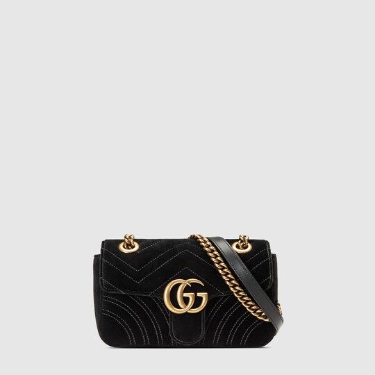 GG Marmont velvet mini bag | Gucci (US)