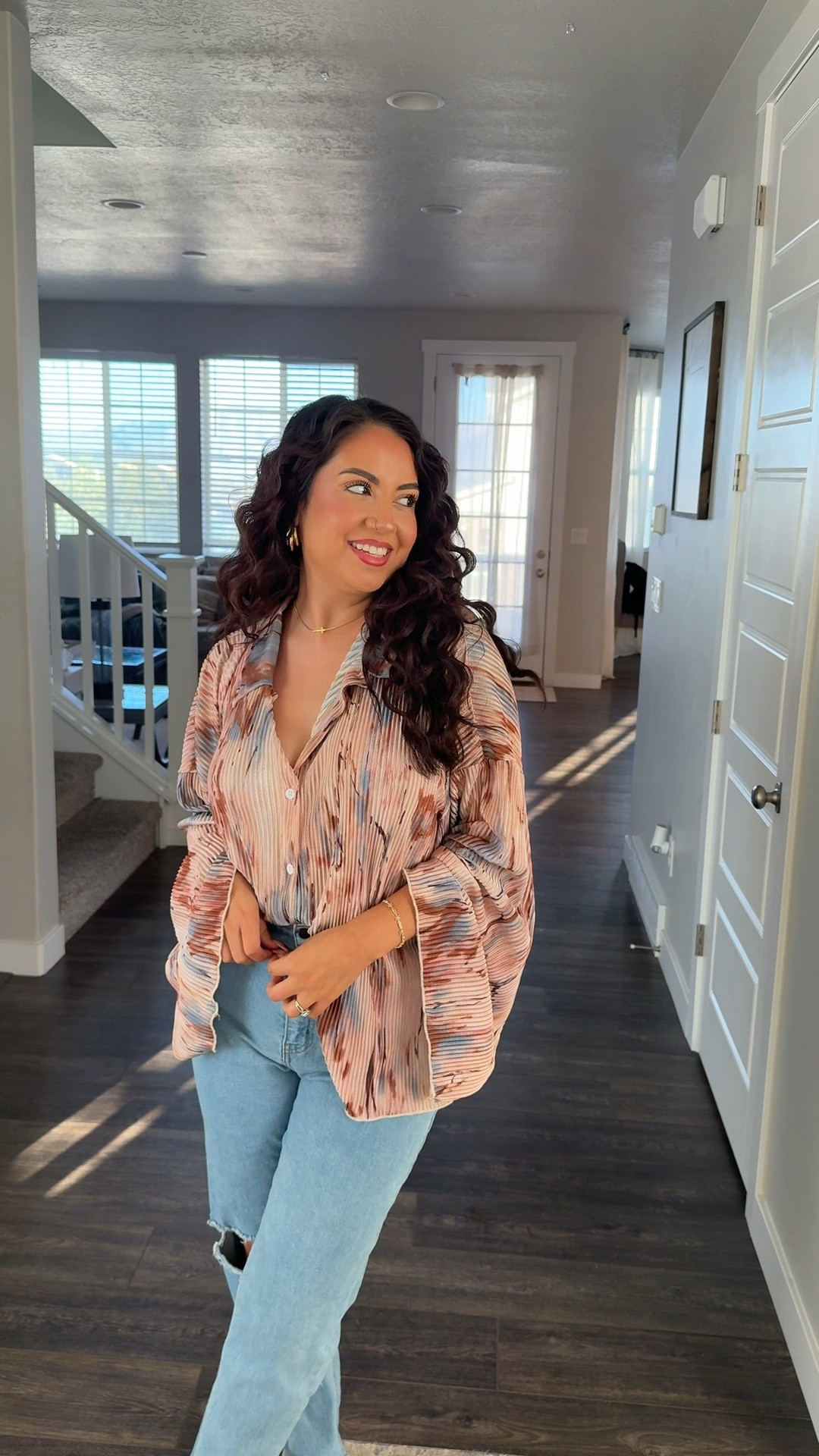 The perfect button up from SHEIN 👏🏼 

#datenightfit #nightoutfit #shein 

#LTKStyleTip #LTKSaleAlert #LTKFindsUnder50